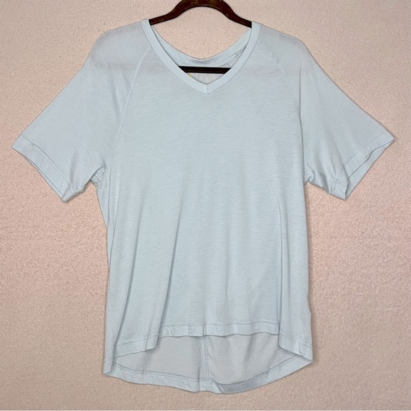 Zella Workout Exercise Tee Shirt-Powder Blue-Women’s XS-Gym-Outdoors-Hiking-NEW - Picture 1 of 6